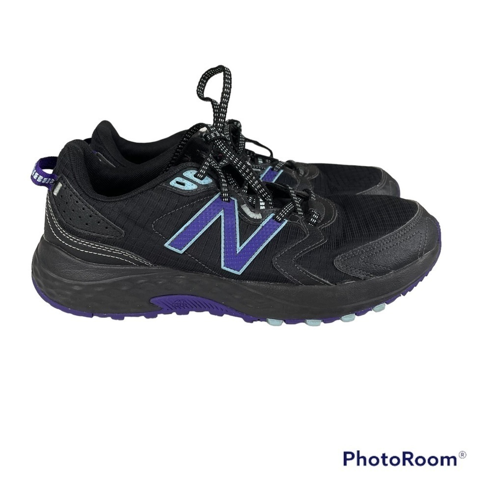 New Balance Black and Purple Women's Sneakers
